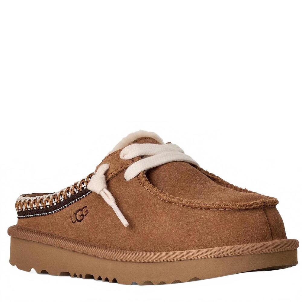 NEW UGG kids tasman mule in chestnut
